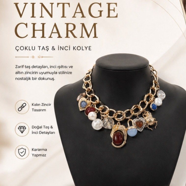 Vintage Charm Kolye 1