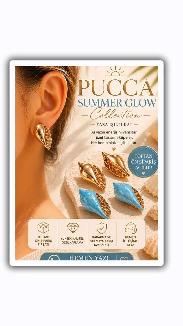 Summer Glow Mineli Küpe